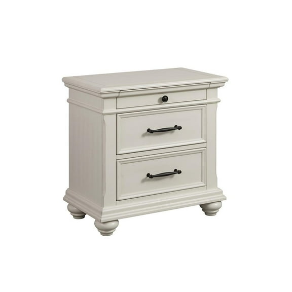 Picket House Furnishings Brooks 3-Drawer Nightstand with USB Ports