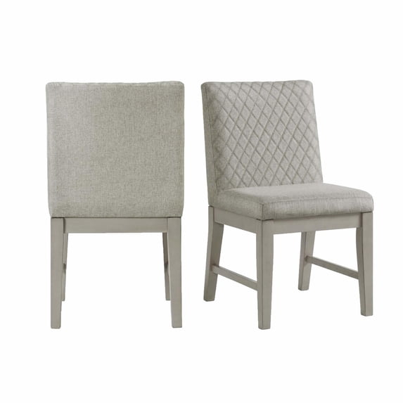 Picket House Furnishings Calderon Side Chair Set in Gray
