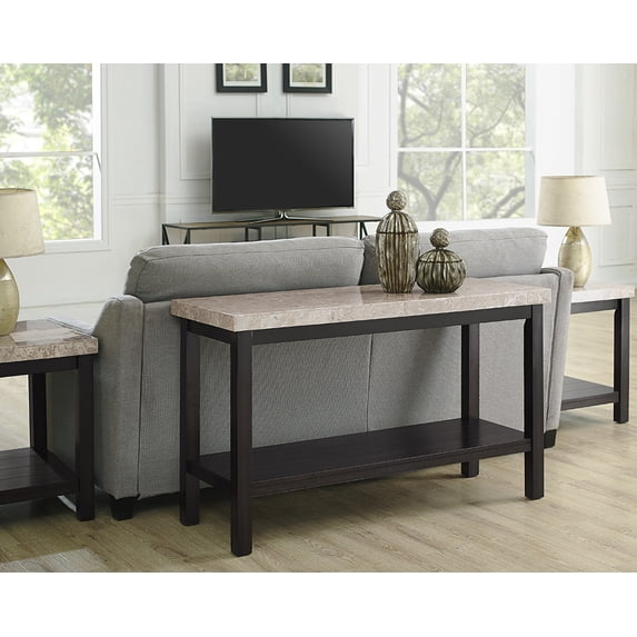 Picket House Furnishings Caleb Sofa Table w/ Marble Top