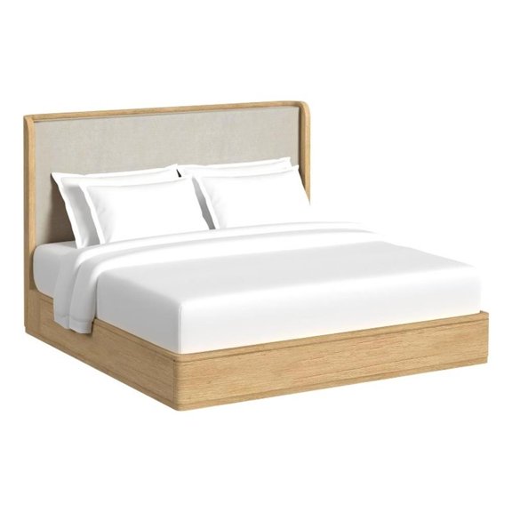 Picket House Furnishings Camelot King UPH Bed in Natural