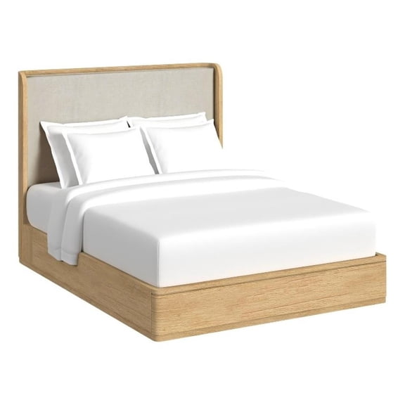 Picket House Furnishings Camelot Queen UPH Bed in Natural