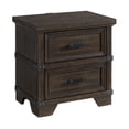 thumbnail image 1 of Picket House Furnishings Canyon Ridge 2-Drawer Nightstand with USB in Charcoal, 1 of 8