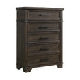 thumbnail image 1 of Picket House Furnishings Canyon Ridge  5-Drawer Chest in Charcoal, 1 of 9