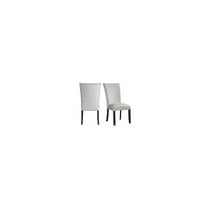 Picket House Furnishings Celine Gray Velvet Side Chair Set