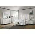 thumbnail image 1 of Picket House Furnishings Charlotte 2-Drawer King Storage Bed in White, 1 of 15