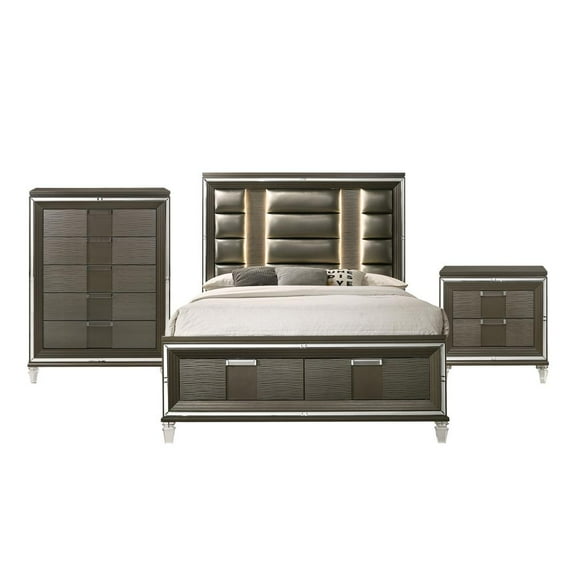 Picket House Furnishings Charlotte King Storage 3PC Bedroom Set