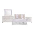 thumbnail image 1 of Picket House Furnishings Charlotte King Storage 4PC Bedroom Set in White, 1 of 23