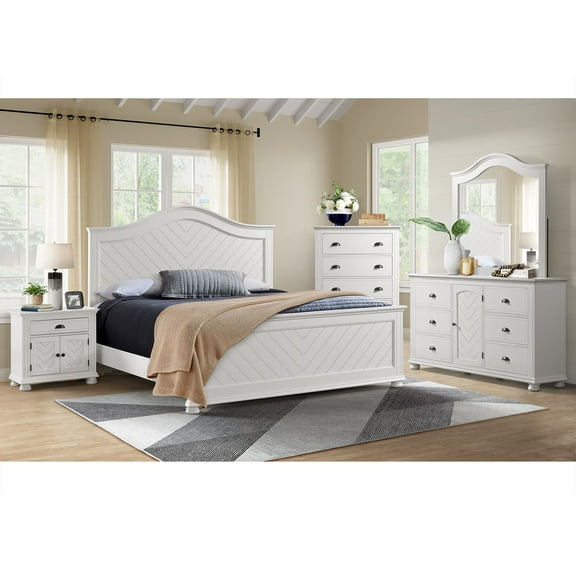 Picket House Furnishings Conaughey  1-Drawer Nightstand in White