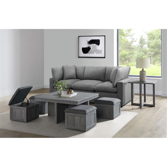 Picket House Furnishings Dawson 2PC Occasional Set in Grey