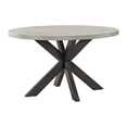 thumbnail image 1 of Picket House Furnishings Edge Round Dining Table with Light Grey Top in Espresso, 1 of 5