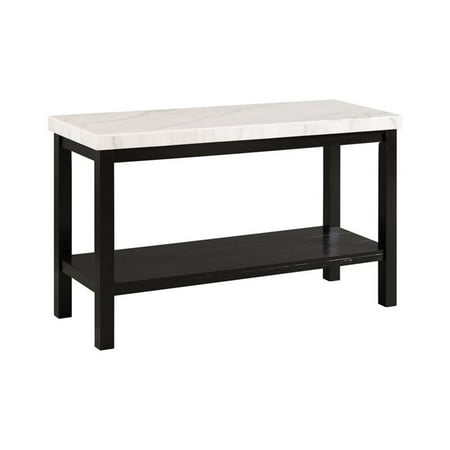 Picket House Furnishings Evie White Marble Rectangle SofaTable