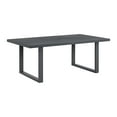thumbnail image 1 of Fresca 6PC Standard Height Dining Set in Dark Grey Table  Four Chairs and Bench, 1 of 7
