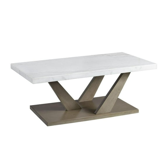 Picket House Furnishings Graham Rectangular Coffee Table in Grey