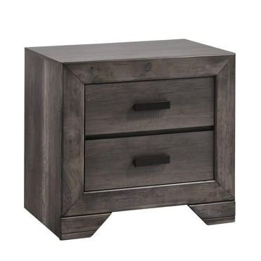 Picket House Furnishings Grayson 2 Drawer Nightstand in Gray Oak