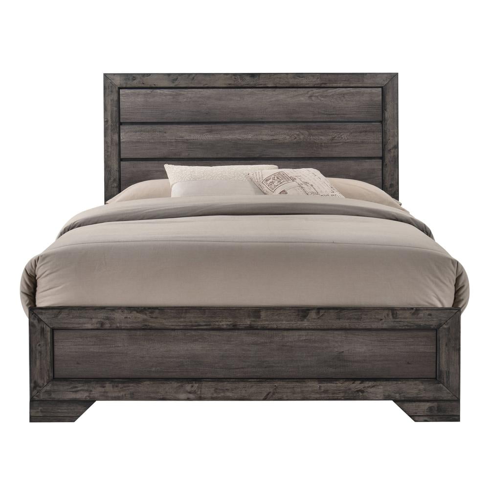Grayson Dark Brown King Panel 3 Piece Bedroom Set