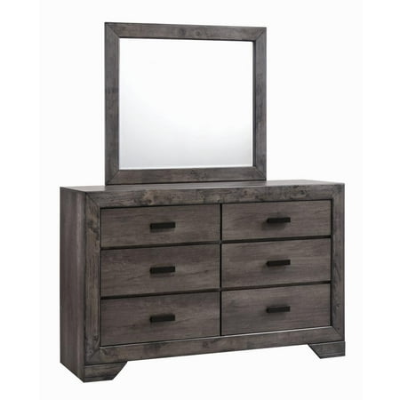 Picket House Furnishings Grayson 6 Drawer Dresser in Gray Oak