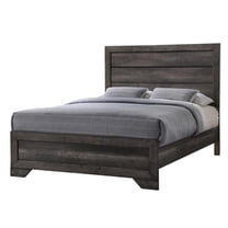 Picket House Furnishings Grayson King Panel Bed in Gray Oak