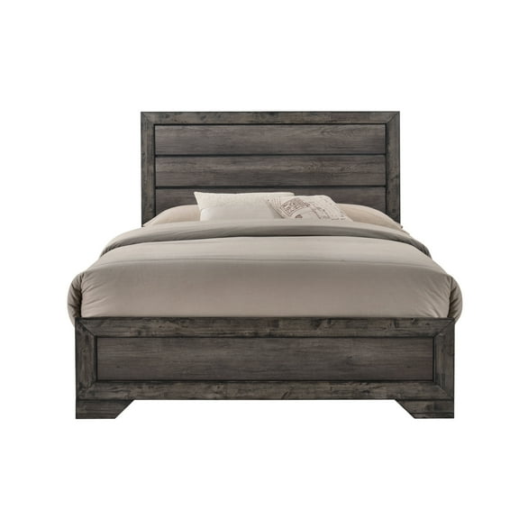 Picket House Furnishings Grayson Queen Panel Bed, Grey Oak