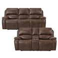 thumbnail image 1 of Picket House Furnishings Grover 2PC Living Room Set in Heritage Brown, 1 of 9