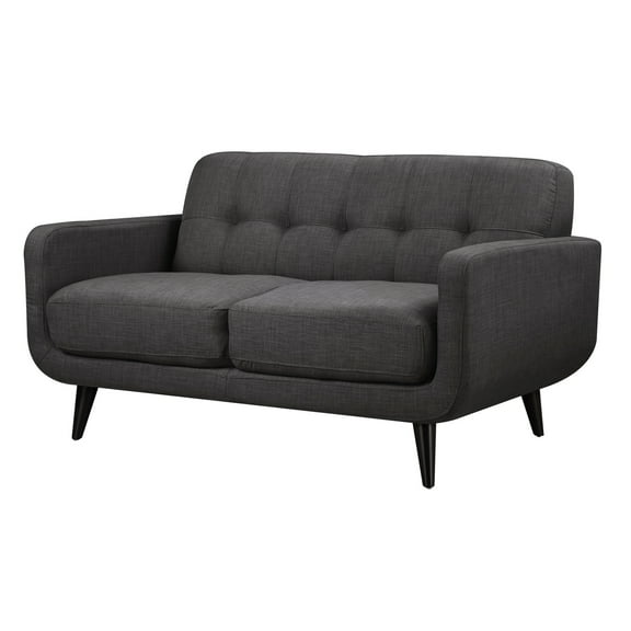 Picket House Furnishings Hailey Loveseat in Charcoal