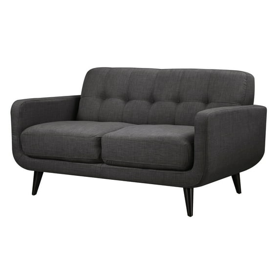 Picket House Furnishings Hailey Loveseat in Charcoal