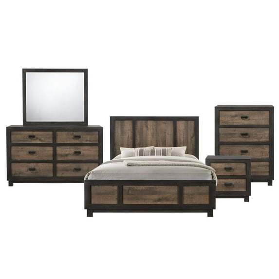 Picket House Furnishings Harrison 5 Piece Queen Panel Bedroom Set