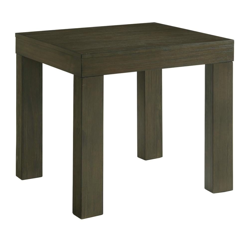 Jasper Dark Walnut Rectangular Wood End Table