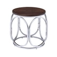 thumbnail image 1 of Picket House Furnishings Jayme Round End Table-Color:Brown,Material:Wood, 1 of 5