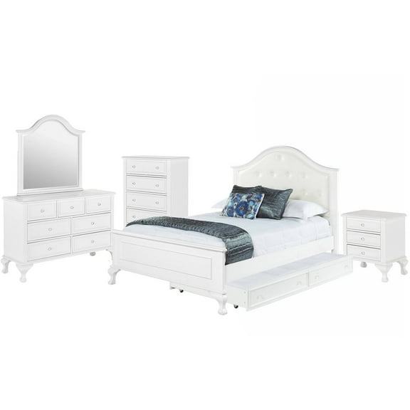 Picket House Furnishings Jenna Twin Panel w/ Trundle 5PC Bedroom Set