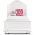 thumbnail image 1 of Picket House Furnishings Jenna Twin Wood Panel Bed with Trundle, White, 1 of 4