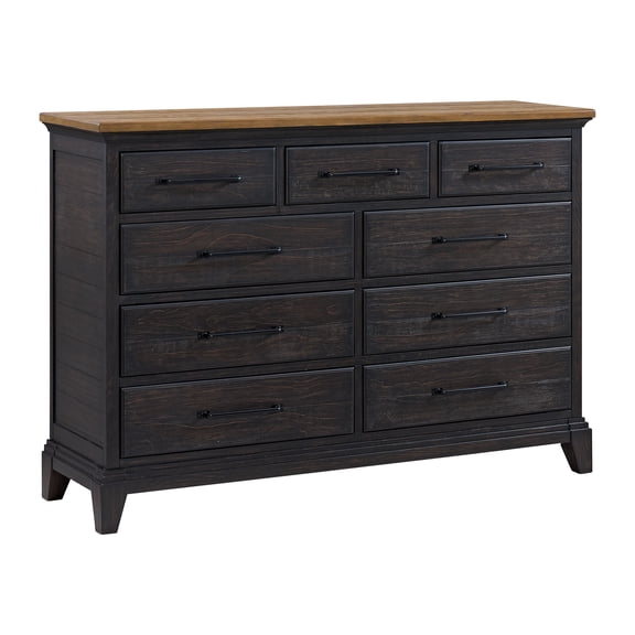 Picket House Furnishings Johnshaven Dresser in Espresso & Brown