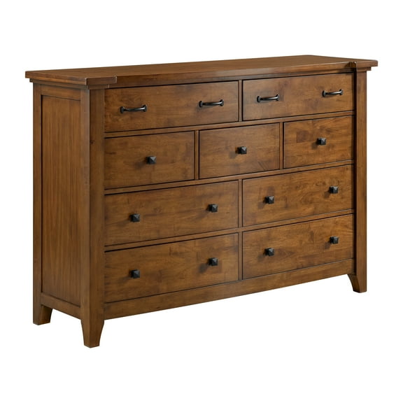 Picket House Furnishings Joseph 9-Drawer Dresser in Chestnut