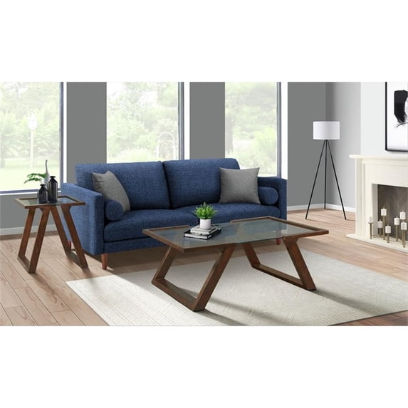 Picket House Furnishings Kai End Table in Dark Espresso