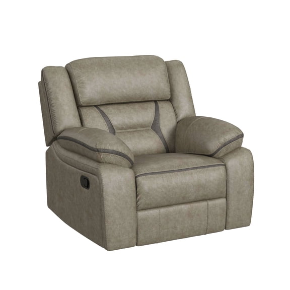 Picket House Furnishings Kaoru Motion Recliner in Corral Grey
