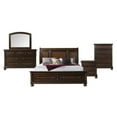 thumbnail image 1 of Picket House Furnishings Kingsley King Storage 5pc Bedroom Set, Walnut, 1 of 18