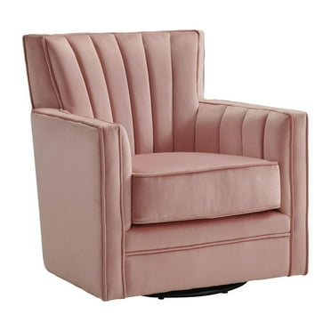 Picket House Furnishings Lawson Swivel Chair in Blush