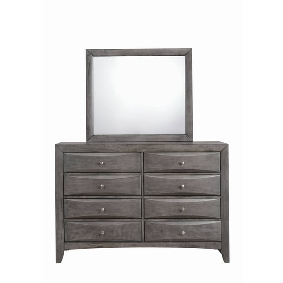 Picket House Furnishings Madison Dresser with Mirror, Gray