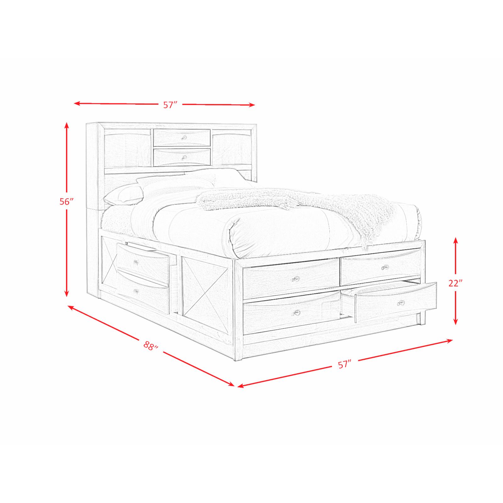 Picket House Furnishings Madison Storage Twin Bed