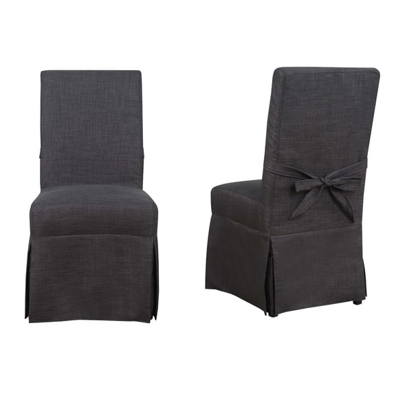 Picket House Furnishings Margo Parsons Dining Chair Set-Finish:Charcoal