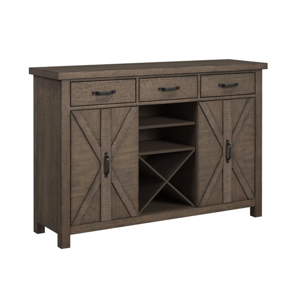 Picket House Furnishings Marietta Server in Medium Brown