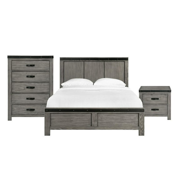 Picket House Furnishings Montauk King Panel 3PC Bedroom Set