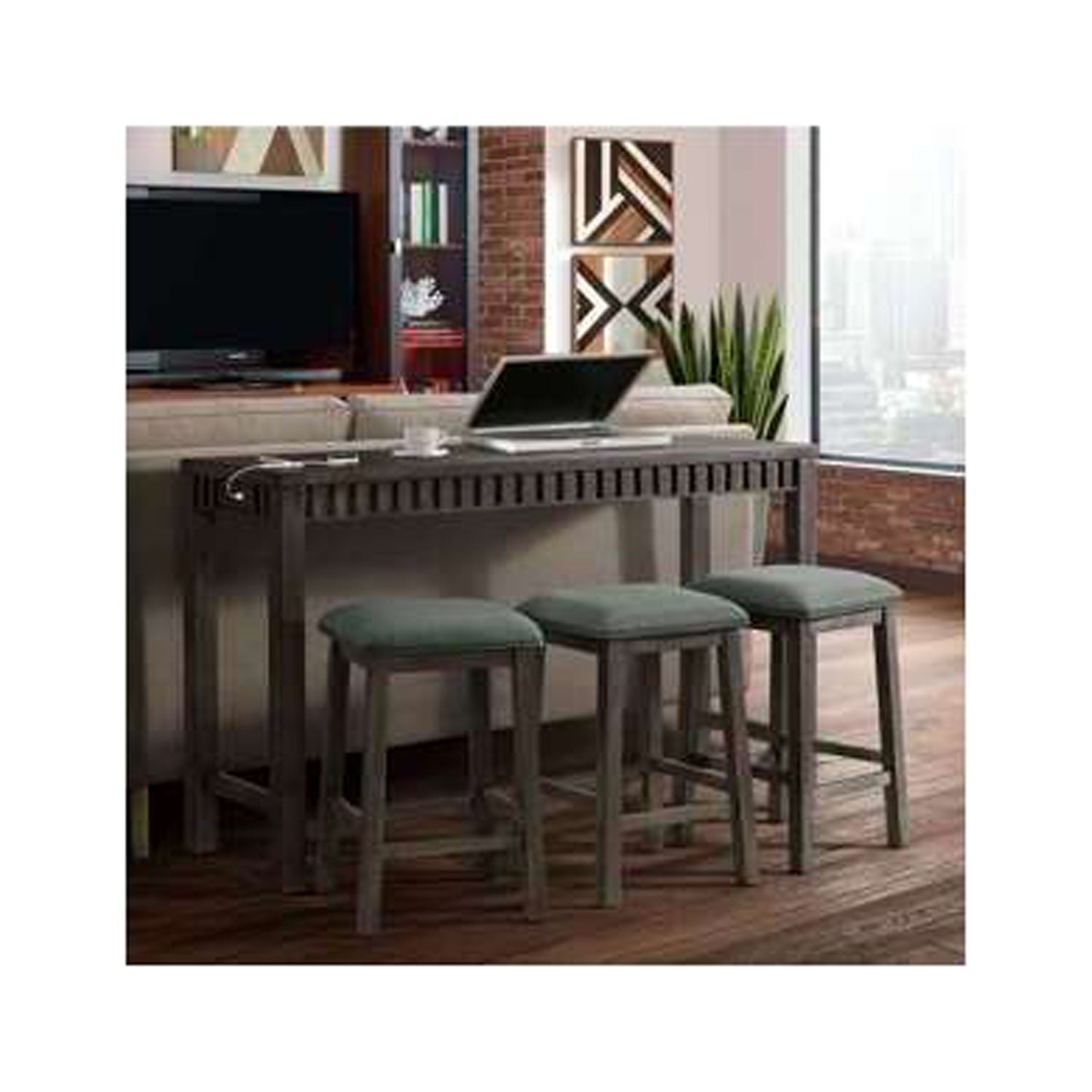 Picket House Furnishings Montego Multipurpose Bar Table Set