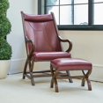 thumbnail image 1 of Picket House Furnishings Odessa Chair & Ottoman Set in Cherry, 1 of 4
