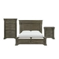 thumbnail image 1 of Picket House Furnishings Paterson  King Storage 3PC Bedroom Set in Gray, 1 of 20