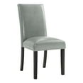 thumbnail image 1 of Picket House Furnishings Pia Faux Leather Dining Side Chair Set in Grey, 1 of 9