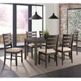 thumbnail image 1 of Picket House Furnishings Powell 7PC Dining Set in Taupe/Walnut, 1 of 17