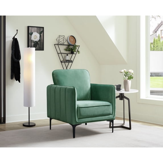 Picket House Furnishings Reale Chair in Lavish 152 Green Velvet
