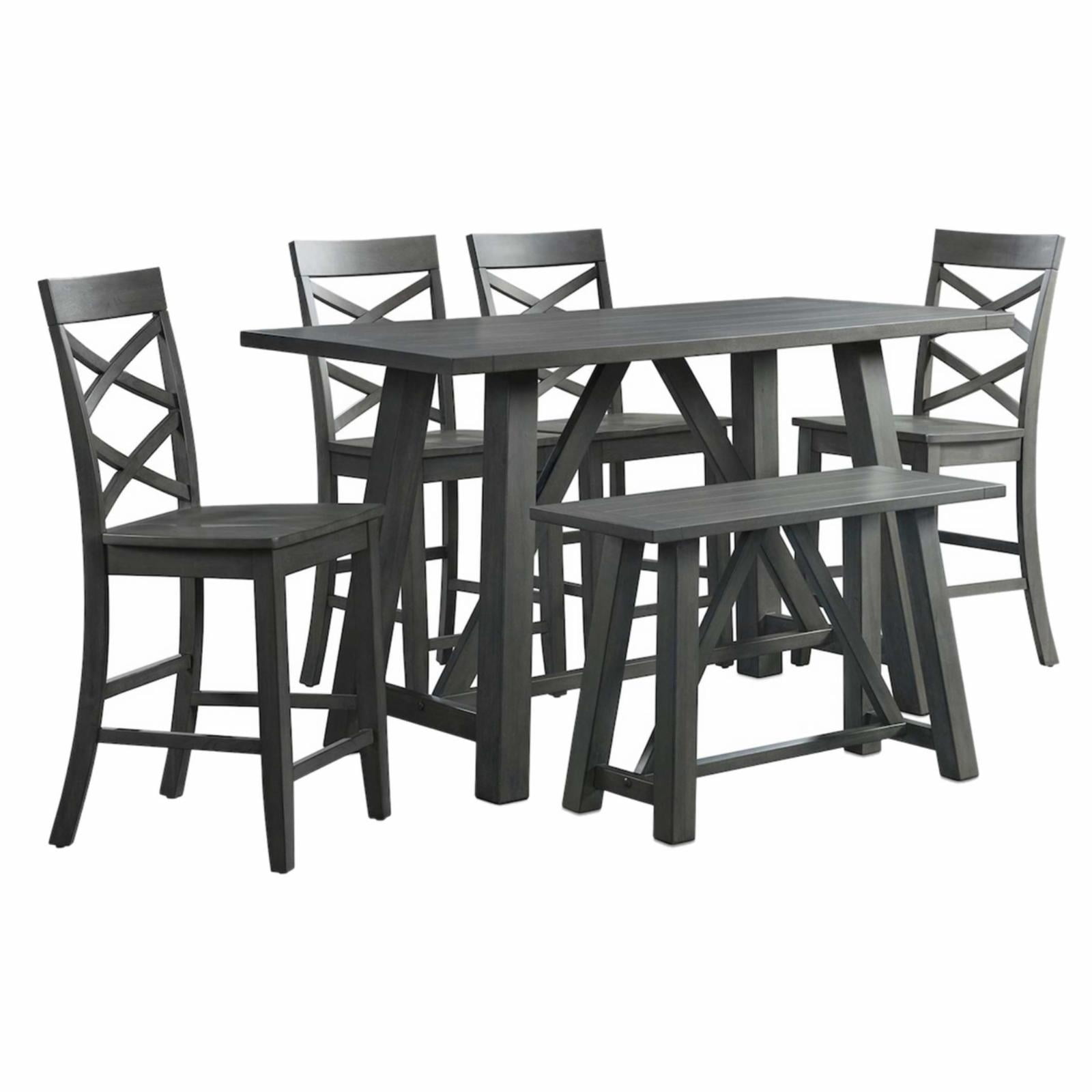 Picket House Furnishings Regan 6 Piece Counter Height Dining Set