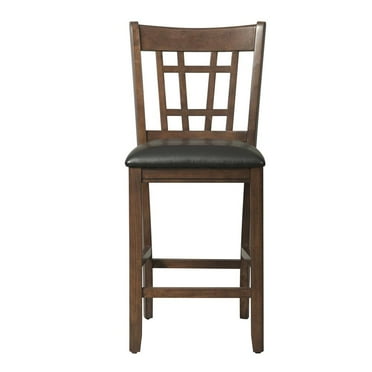 Picket House Furnishings Sam 24" Counter Stool in Cherry (Set of 2)