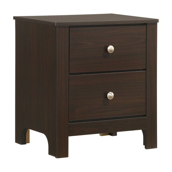Picket House Furnishings Santino 2-Drawer Nightstand in Espresso